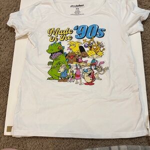 Nickelodeon White '90s Character Tee